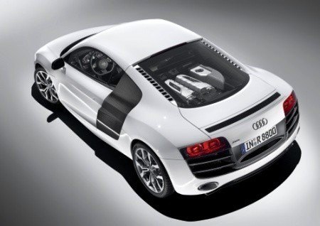Audi R8 V10 top side