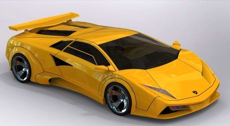 Lamborghini Countach EV Concept
