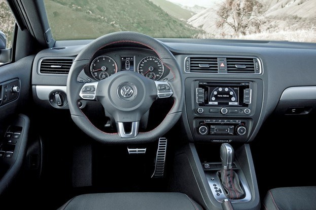 2012 VW Jetta GLI interior In addition to the funloving powertrain