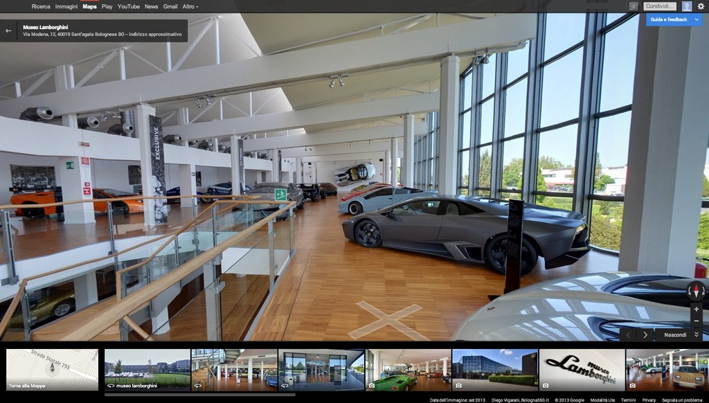 Museo Lamborghini Google Maps
