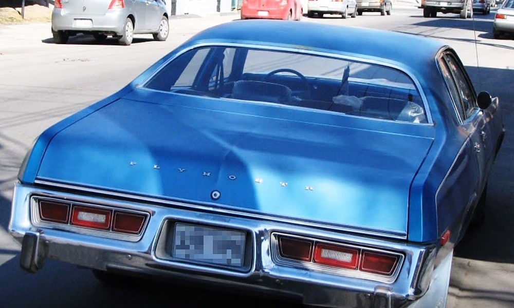 1976 Plymouth Fury rear