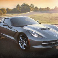 To underscore that the new seventh-generation Corvette truly marks the start of a new generation of the American sports car, the traditional crossed-flags Corvette logo was re-designed once more, drawing from the proud history of its six other predecessors.