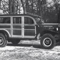 This wagon version of the 1948 Power Wagon is the forerunner to the modern full-size SUV.