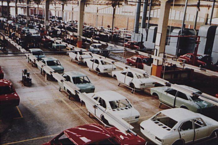 First Toyota production in Europe by Salvador Caetano in 1971. Photo: Toyota UK