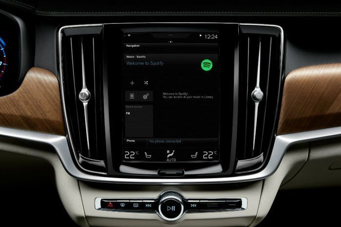 Volvo XC90 Sensus Touchscreen Multimedia/Connectivity Tech. Photo: Volvo Car Group 
