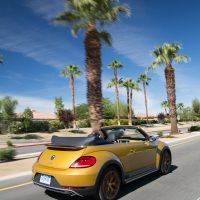 2016 Volkswagen Beetle Dune Rear Profile Driving