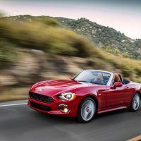 2017 Fiat 124 Spider Lusso Top Down Cruise