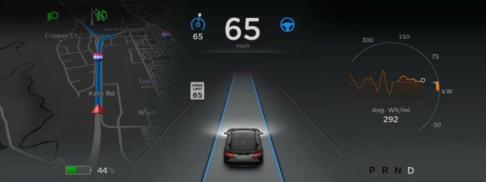 Tesla Autopilot. Photo: Tesla Motors 