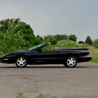 Due to its windshield angle of 68 degrees, cleaning the inside of the 1996 Trans Am’s glass posed a challenge. But that steep angle created a very slippery shape to the wind, helping increase fuel economy and performance as well as reduce interior wind noise.