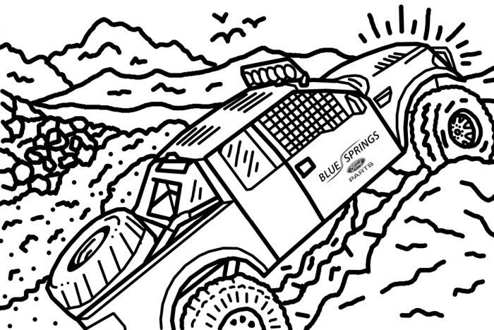 Ford Raptor Coloring Book Provides Family Fun (And It's Free)