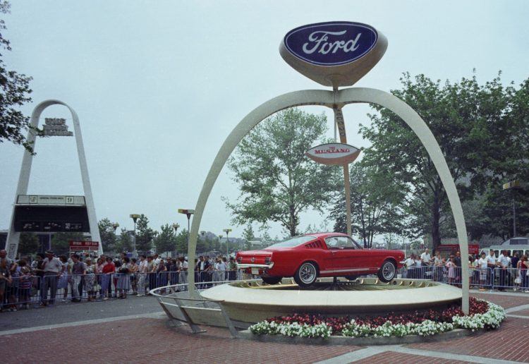 1964 Worlds Fair Ford Exhibit 1965 Mustang neg CN3430 805