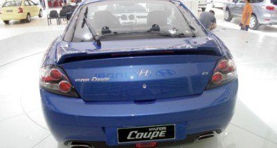 2008 Hyundai Tiburon Rear