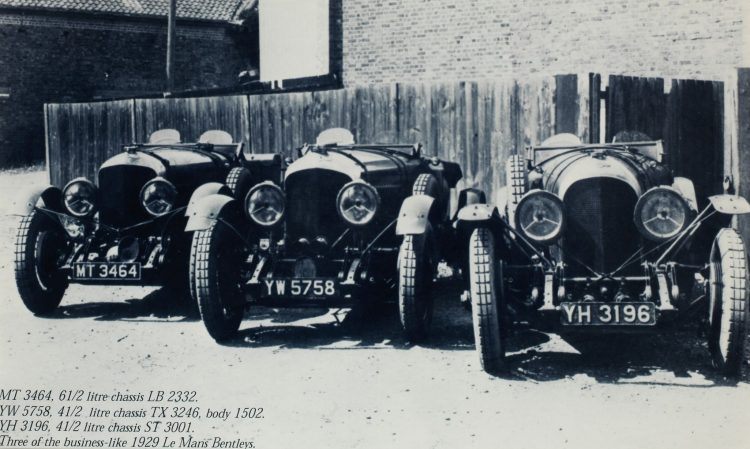 1929 ‘Three Business Like Le Mans Bentleys’