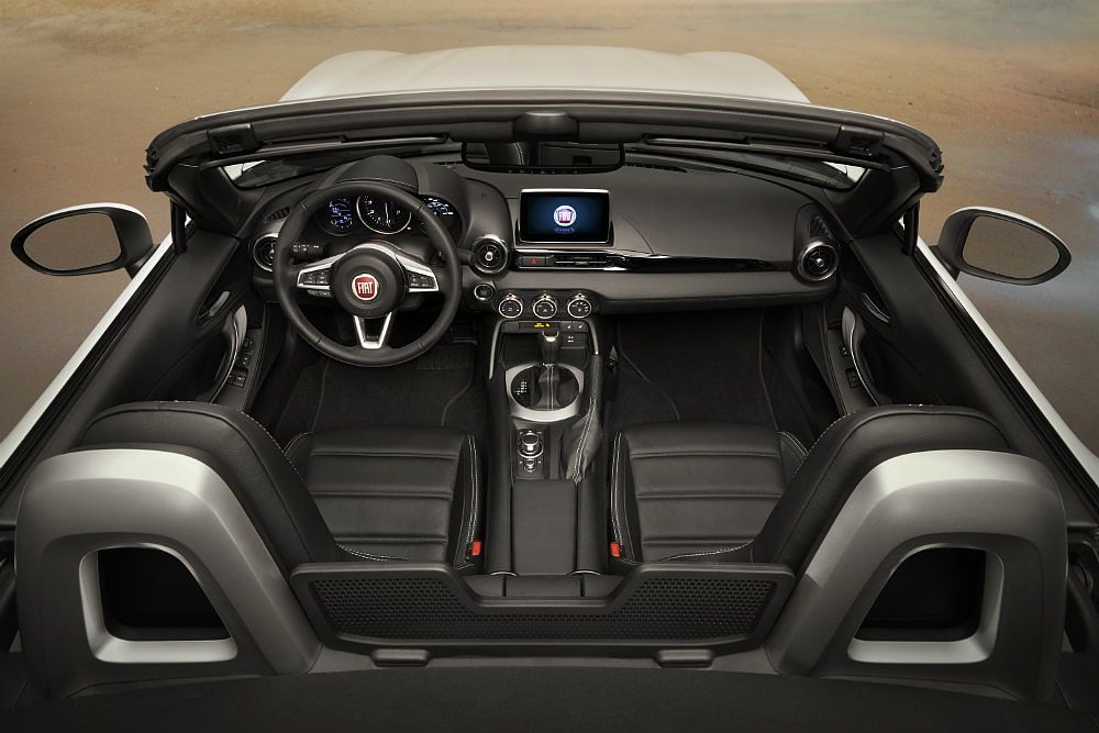 2017 Fiat 124 Spider Lusso Interior Profile Shot