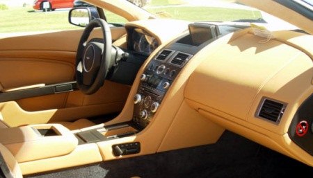 2009 Aston Martin V8 Vantage interior
