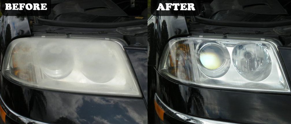 Cloudy Yellowish Lens Headlight Restoration Repair Kit for Hyundai Coupe 
