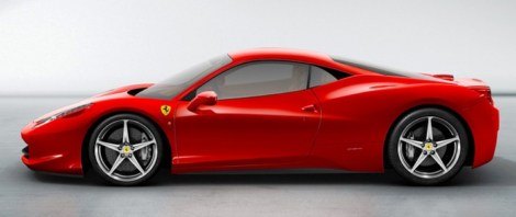 Ferrari 458 Italia side