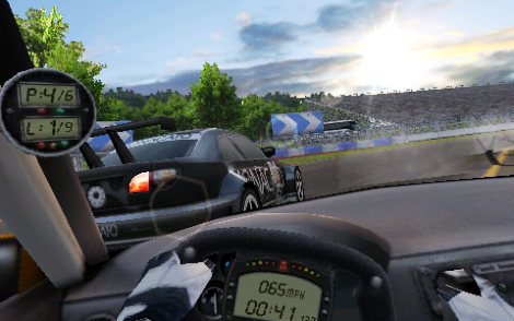 Real Racing cockpit view