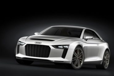 Audi Quattro Concept Front View Silver