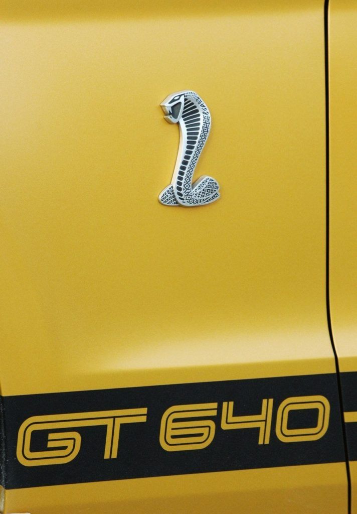 GeigerCars Shelby GT640 Golden Snake badge