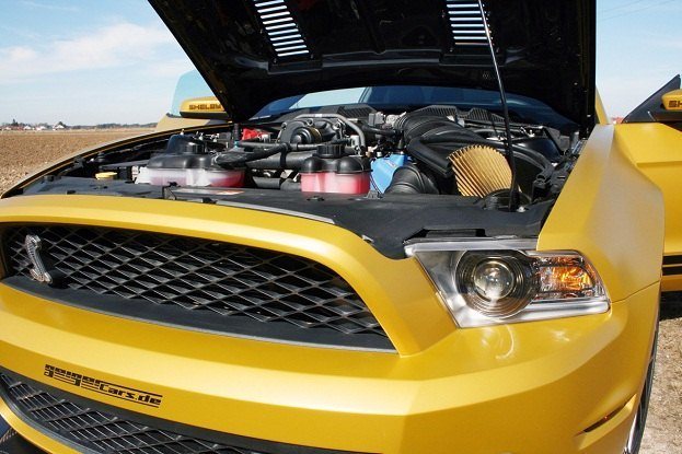GeigerCars Shelby GT640 Golden Snake engine bay