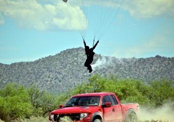 Top Gear USA Raptor parachute