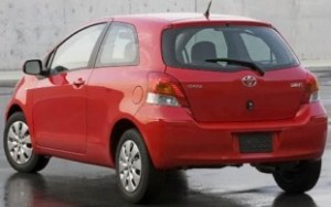 2011 Toyota Yaris rear