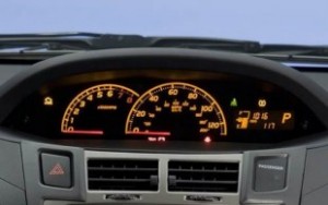 2011 Toyota Yaris gauges