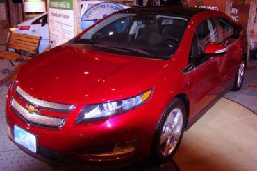 2012 Canadian International Auto Show chevy volt red