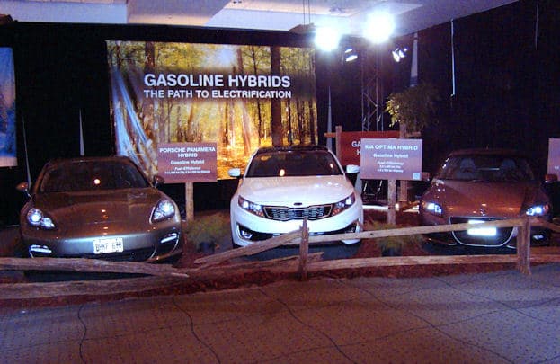 2012 Canadian International Auto Show multi car display