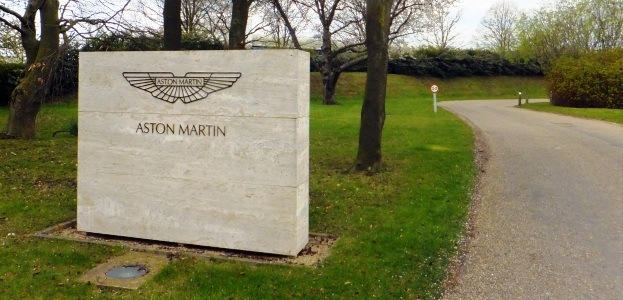 Aston Martin Factory sign
