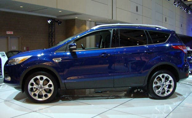 2012 Canadian International Auto Show ford escape blue
