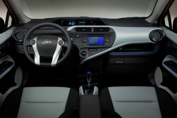 2012 Toyota Prius c interior