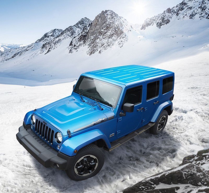Jeep Wrangler Polar Edition top