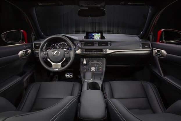 2014 Lexus CT200 cabin