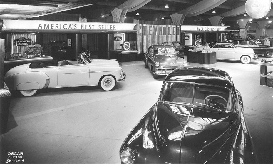 Chicago Auto Show 1950 Chevrolet Display