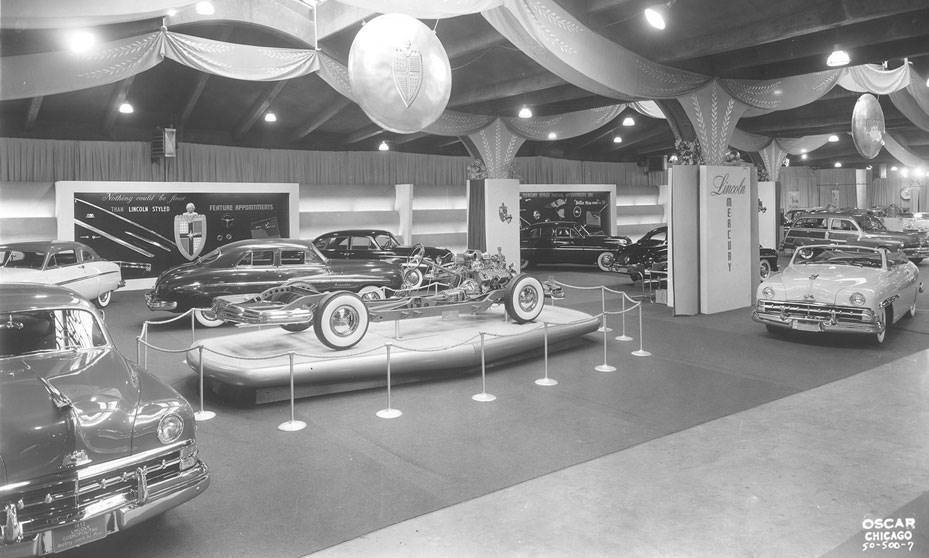 Chicago Auto Show 1950 Lincoln Display