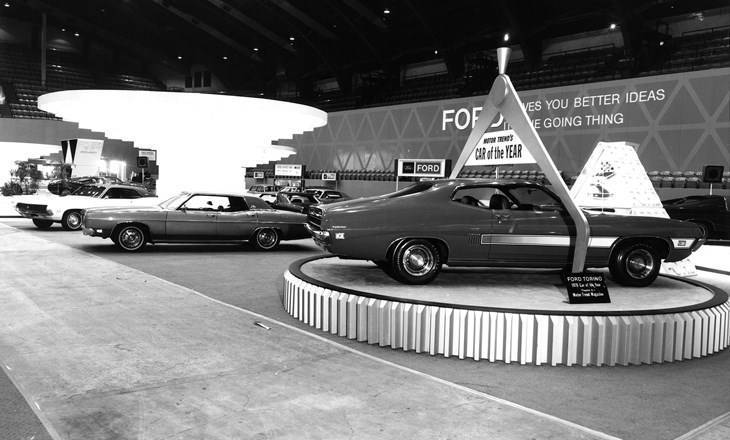 Chicago Auto Show 1970 Ford Tornio Display