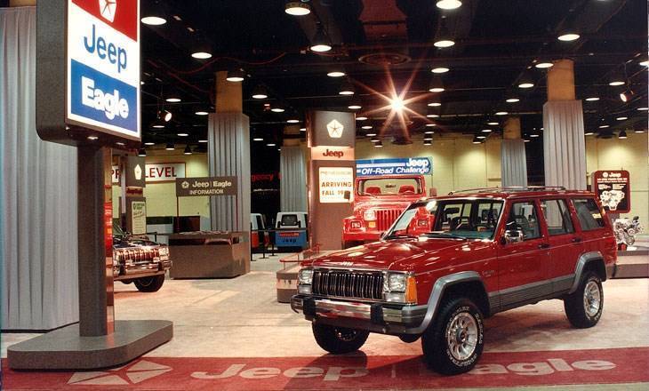 Chicago Auto Show 1990 Jeep Display