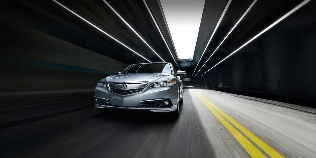 2015 tlx exterior in slate siver metallic with accessory led fog lights open tunnel 11