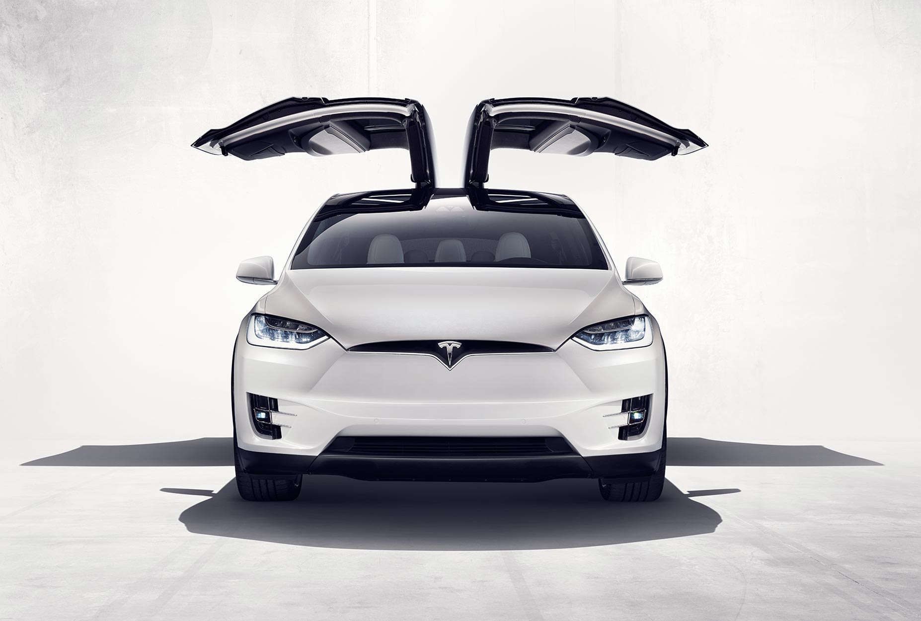 Tesla Model X falcon wings