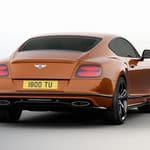 Bentley Continental GT Speed Black Edition coupe rear three quarter