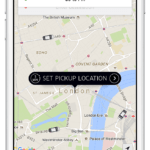 Uber London request screenshot