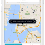 Uber NY request screenshot