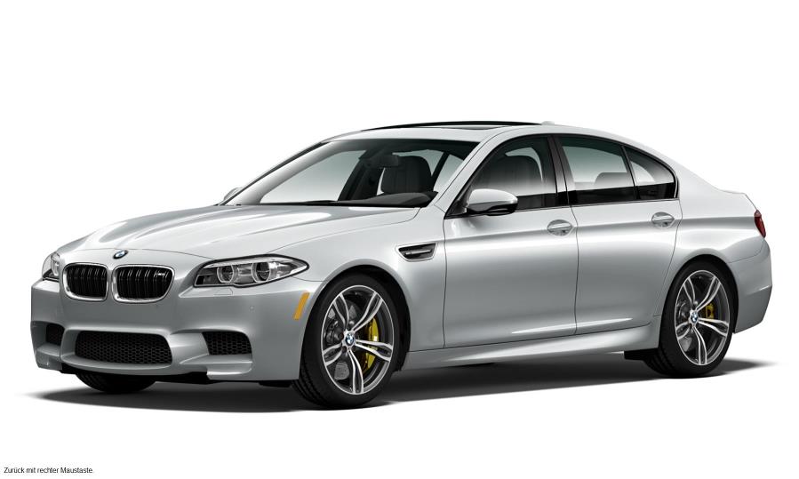 BMW M5 Pure Metal Silver Limited Edition Front Profile