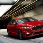 2017 Ford Fusion Sport Driving Profile Shot