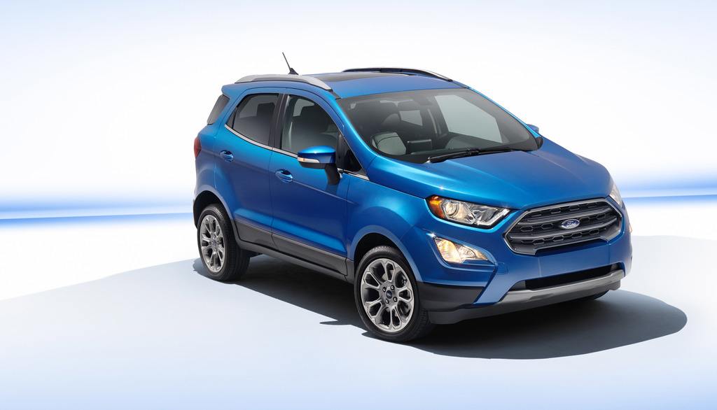 All-new Ford EcoSport comes in four trim levels including S, SE, SES and Titanium (pictured). Each offers a features package for every driver preference.