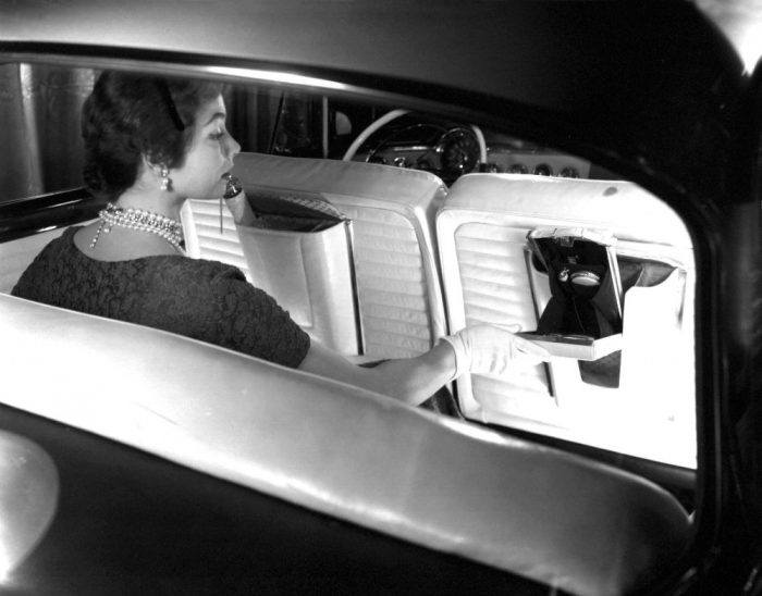 1955 Dg LaFemme back interior w model