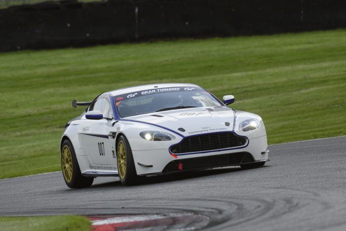 Andy Palmer has raced with the Aston Martin Owners Club this year in preparation in a standard Vantage GT4