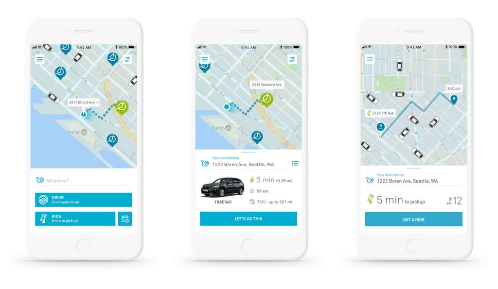BMW Marries Car & Ride Sharing In Seattle